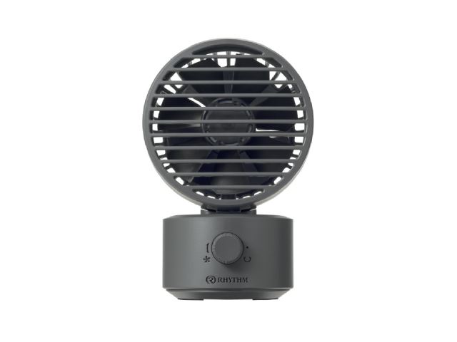 RHYTHM リズム USBファン Silky Wind Mini 9ZF038RH82 ダークグレー