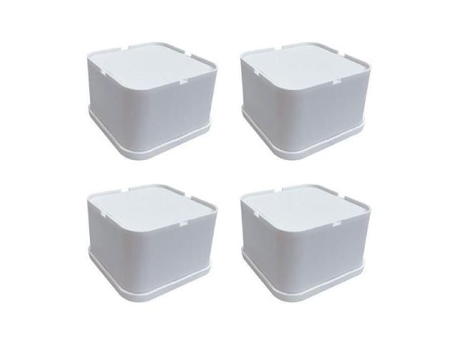 NISSEI 日晴金属 洗濯機かさ上げ台 LC-EKD65 (1セット／4個入り