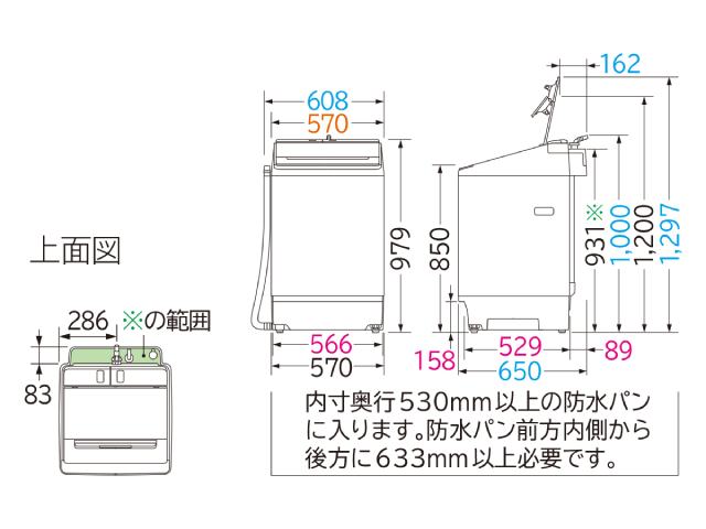 日立 HITACHI 全自動洗濯機 ビートウォッシュ 10kg BW-X100K(W