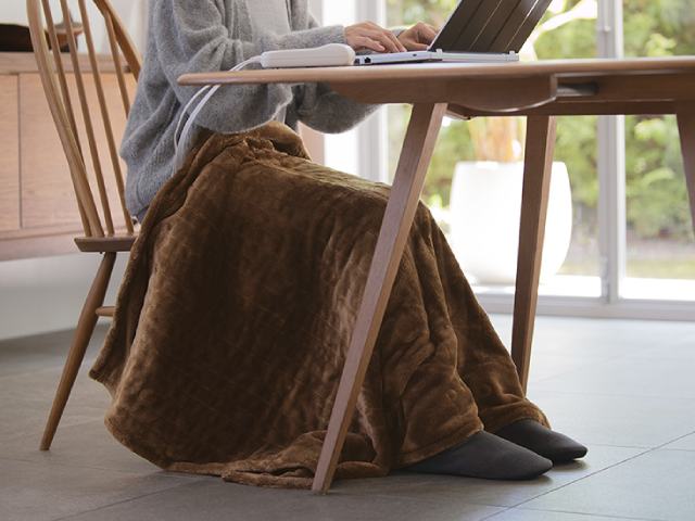 Panasonic 洗える電気ひざかけ くるけっと ブラウン DC-H5(T) | 空調