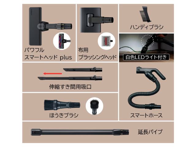日立 HITACHI コードレス スティッククリーナー パワーブーストサイクロン PV-BH900SM(K) サテンブラック