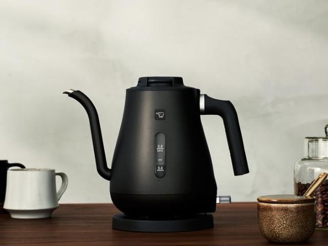 象印 ZOJIRUSHI 電気ケトル 細口タイプ 0.8L セピアブラック CK-LA08(BZ)