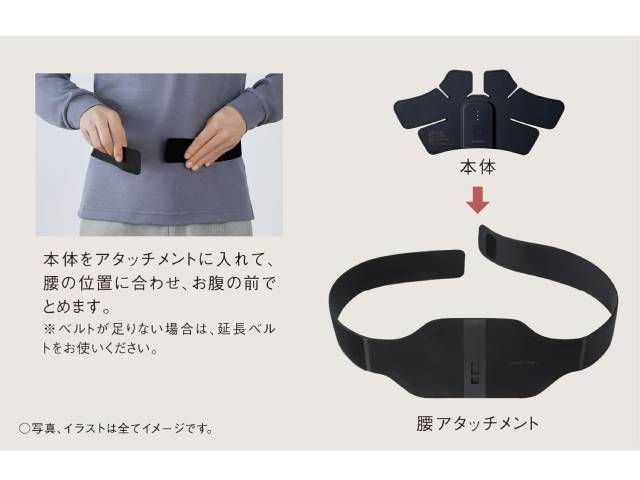 パナソニック Panasonic 高周波治療器 コリコランワイド 腰用セット EW-RA550W(K) ブラック