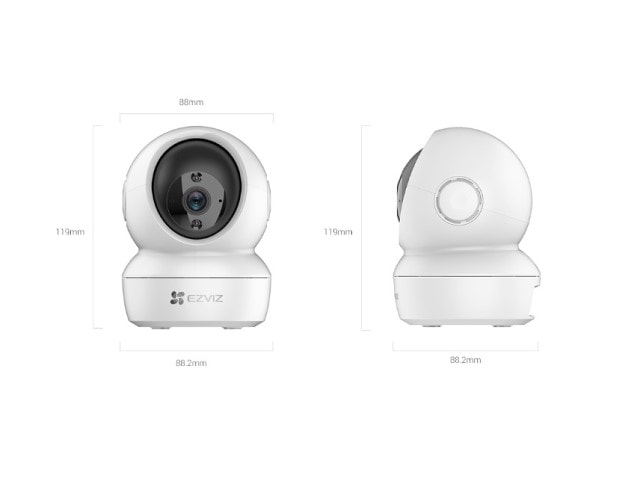 【送料込み】EZVIZ イジビズ パン・チルトスマートホームカメラ CS-C6N 4MP
