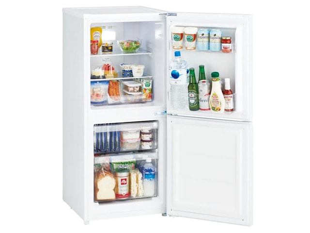 Haier ハイアール 2ドア 冷凍冷蔵庫 121L ホワイト JR-NF121C(W