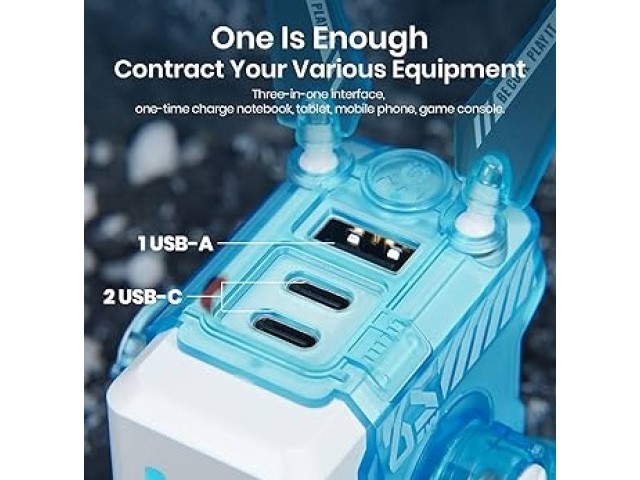 送料無料】GravaStar Alpha65 USB-C 充電器 65W 高速充電 折りたたみ