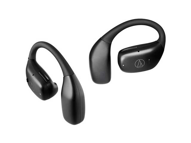 audio-technica オーディオテクニカ ワイヤレスオープンイヤーイヤホン ブラック ATH-AC5TW(BK)