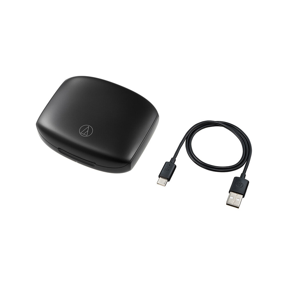 audio-technica オーディオテクニカ ワイヤレスオープンイヤーイヤホン ブラック ATH-AC5TW(BK)