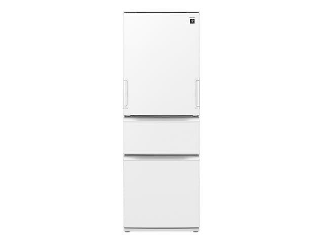シャープ プラズマクラスター冷蔵庫 374L どっちもドア SJ-PW37P(W