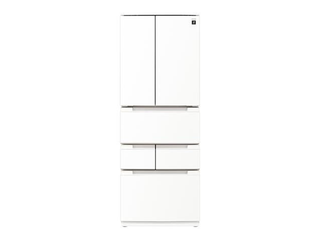 シャープ プラズマクラスター冷蔵庫 429L 6ドア SJ-MF43P(W) ラ