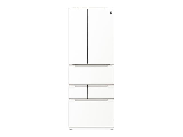 取付無料！SHARPプラズマクラスター搭載おしゃれホワイト大容量冷蔵庫！ シャープ プラズマクラスター冷蔵庫 505L 6ドア SJ-MF51P(W) ラ