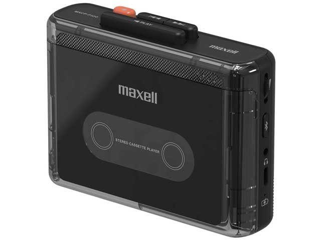 maxell Bluetooth対応 ポータブルカセットプレーヤー ブラック MXCP-P100(BK)
