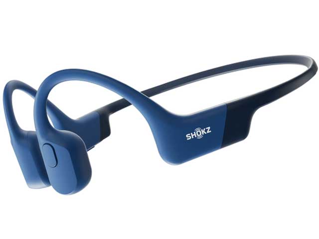 SHOKZ スポーツ用骨伝導イヤホン OPENRUN ブルー SKZ-EP-000005
