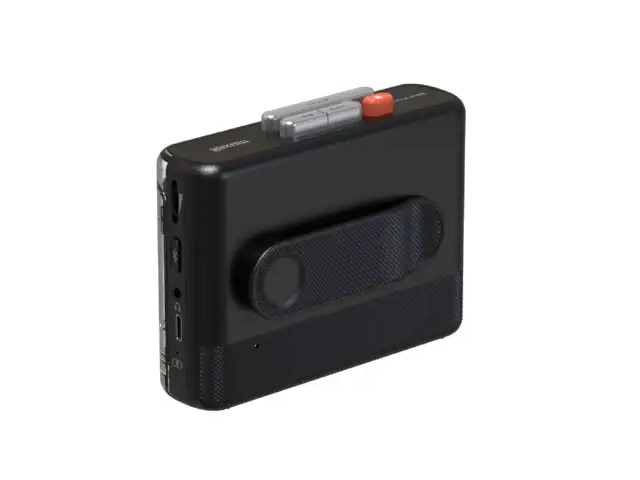 maxell Bluetooth対応 ポータブルカセットプレーヤー (スピーカー付き) ブラック MXCP-P100S(BK)