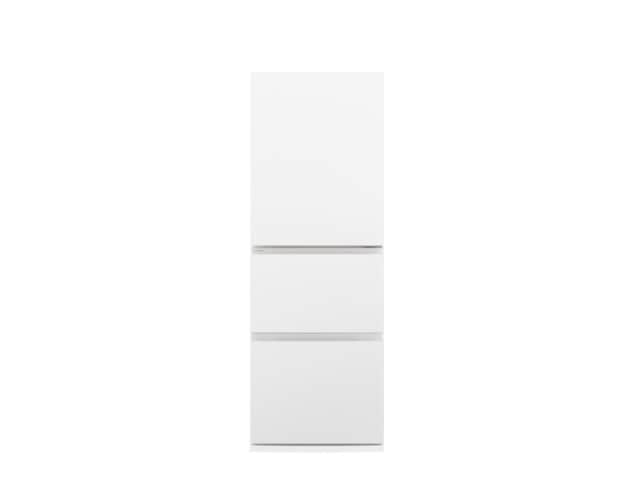 パナソニック 3ドア 冷凍冷蔵庫 326L マットホワイト NR-C33ES2(W) 幅