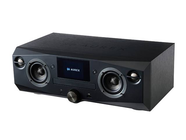 Aurex オーレックス CD／FM ワイヤレススピーカーシステム AX-XSS100(K)