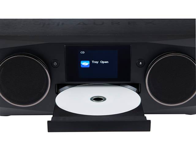 Aurex オーレックス CD／FM ワイヤレススピーカーシステム AX-XSS100(K)