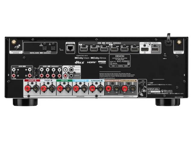 【リモコン・マイク付】DENON デノン AVサラウンドアンプ AVC-2809 DENON デノン 7.2ch AVサラウンドアンプ AVC-X2850H(K) | オーディオ