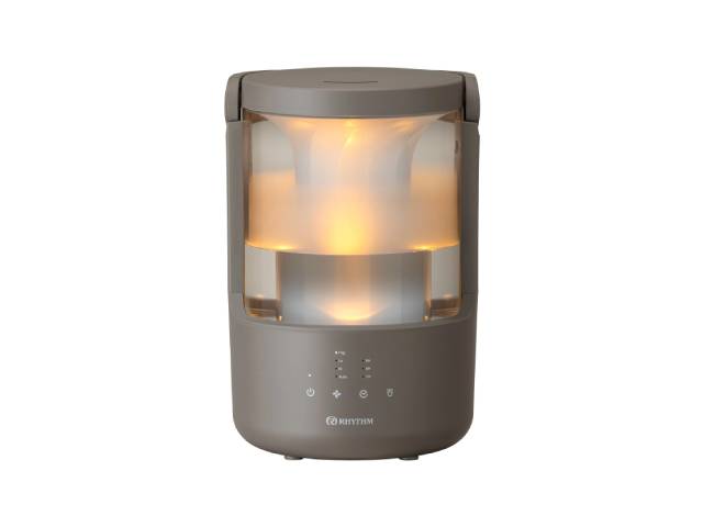 リズム(RHYTHM) 超音波式プールレス加湿器 MIST 250 ウォームグレー 9YYA64RH84