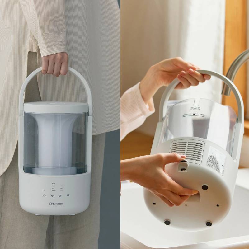 リズム(RHYTHM) 超音波式プールレス加湿器 MIST 250 ウォームグレー