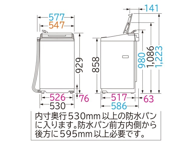 日立 HITACHI 全自動洗濯機 ビートウォッシュ 洗濯／脱水 7.0kg