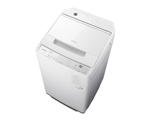 ��Ω HITACHI ����ư������ �ӡ��ȥ����å��� 7kg �ۥ磻�� BW-V70M(W) 