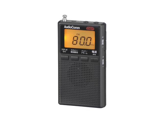 �������ŵ� AudioComm DSP�ݥ��åȥ饸�� AM/FM���ƥ쥪 RAD-P300S(K) �֥�å�