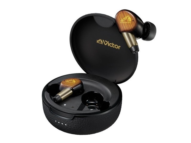 JVCケンウッド Victor ワイヤレスイヤホン WOOD master サンバースト