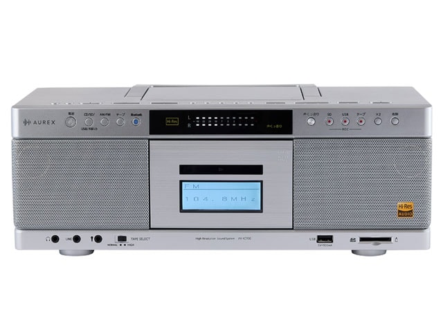 TOSHIBA AUREX ハイレゾ対応SD/USB/CDラジオカセットレコーダー
