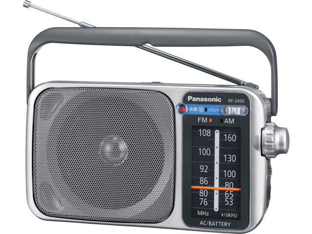 Panasonic FM/AM 2バンドレシーバー RF-2450(S)