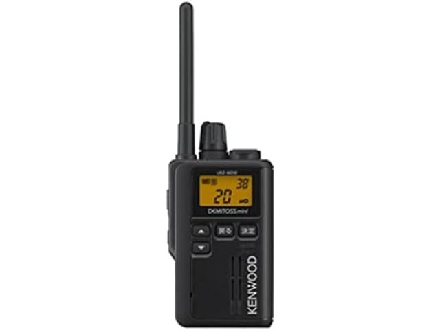 KENWOOD 中継器対応特定小電力トランシーバー DEMITOSS mini ブラック UBZ-M51SE(B)