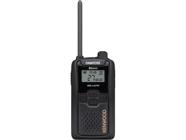 KENWOOD 中継器対応特定小電力トランシーバー DEMITOSS Bluetooth対応 ブラック UBZ-LU27BT(B)