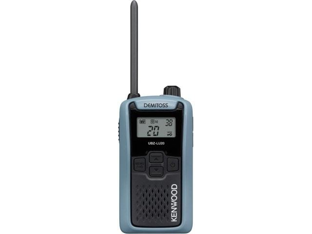 KENWOOD 特定小電力トランシーバー DEMITOSS ブルーグレー UBZ-LU20(H)