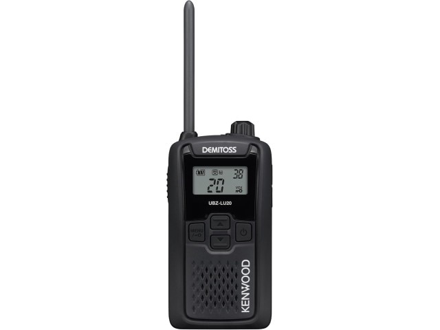 KENWOOD 特定小電力トランシーバー DEMITOSS ブラック UBZ-LU20(B)