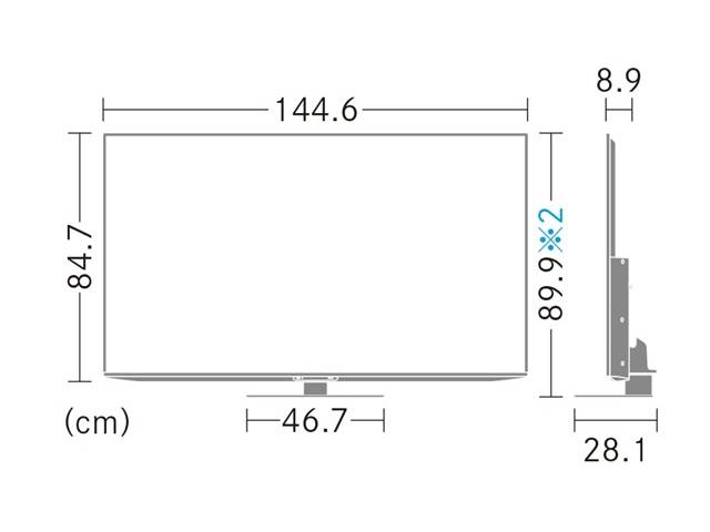 シャープ SHARP 4K AQUOS mini LEDテレビ HV1ライン 65V型 4T-C65HV1