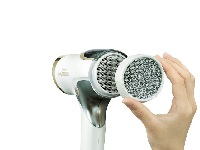 KOIZUMI コイズミ MONSTER 大風量 ダブルファンドライヤー ホワイト