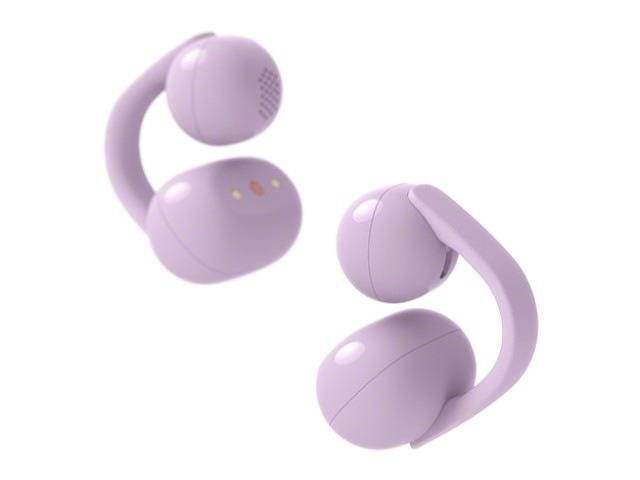 SONY ワイヤレスステレオヘッドセット LinkBuds Clip ラベンダー WF