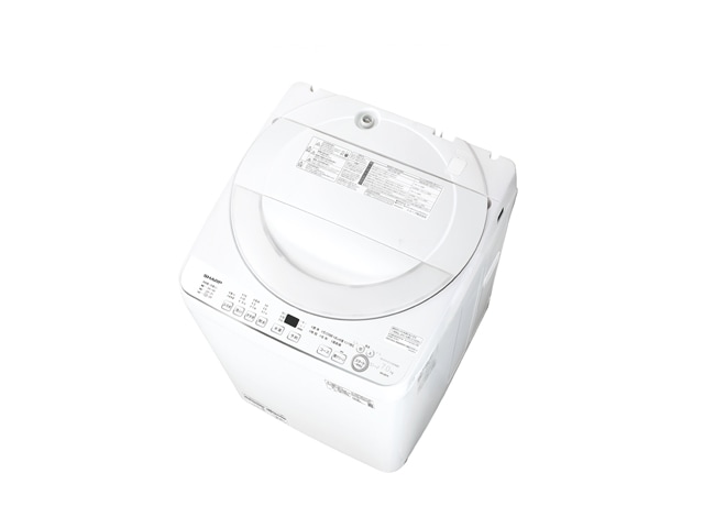 SHARP シャープ 全自動洗濯機 穴なし槽シリーズ 7kg ホワイト系 ES-GE7K(W)