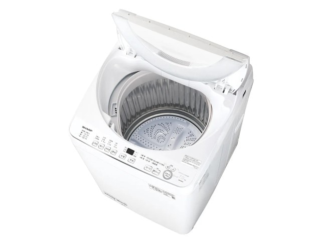 SHARP シャープ 全自動洗濯機 穴なし槽シリーズ 7kg ホワイト系 ES
