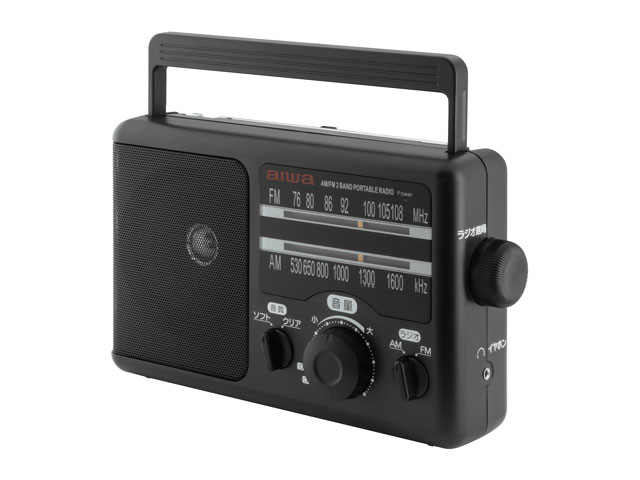 aiwa ポータブルホームラジオ ブラック GAA4-PHR0001(BK)