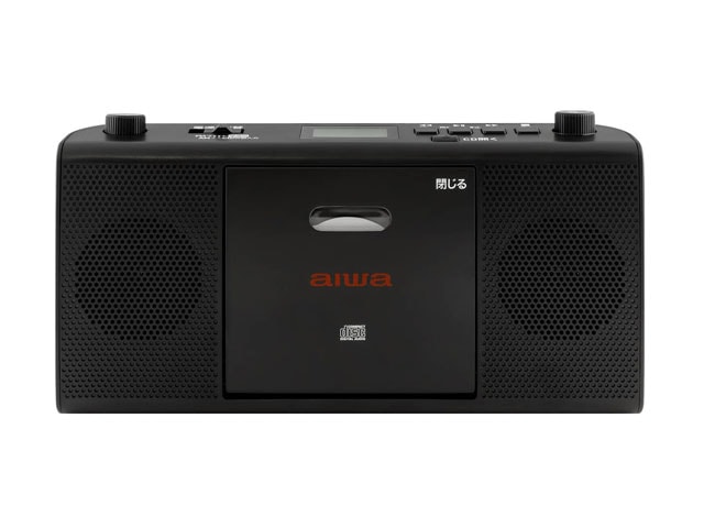【送料込み】aiwa ラジオCDプレーヤー ブラック GAA4-RCD0001(BK)