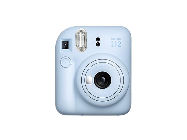 【中古】「非常に良い」富士フイルム Instax Mini 12 インスタントカメラ - パステルブルー FUJIFILM インスタントカメラ チェキ instax mini 12 パステルブルー