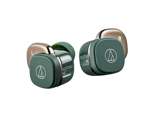 audio-technica ワイヤレスイヤホン フォレストグリーン ATH-SQ1TW2NC(GR)