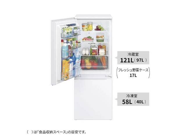 シャープ 冷蔵庫 2ドア 179L つけかえどっちもドア マットホワイト SJ