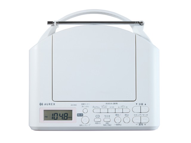 【送料込み】TOSHIBA AUREX オーレックス CDラジオ ピンク AX-CR30(P)
