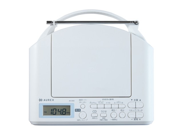【送料込み】TOSHIBA AUREX オーレックス CDラジオ ブルー AX-CR30(L)