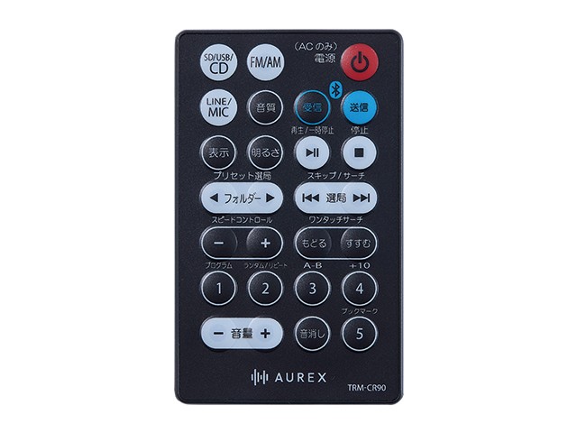 TOSHIBA AUREX オーレックス SD/USB/CDラジオ ブラック AX-CR90(K)