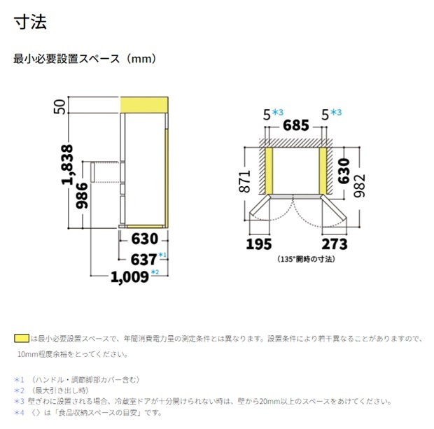 シャープ プラズマクラスター冷蔵庫 FiT63シリーズ 505L フレンチドア