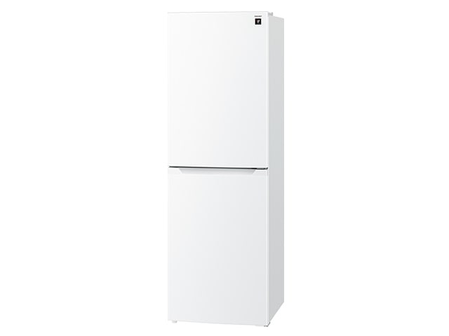 シャープ プラズマクラスター冷蔵庫 230L 2ドア 片開き ボトムフリーザーシリーズ マットホワイト SJ-BD23R(W) 幅54.4cm