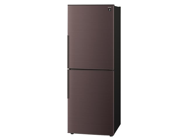 シャープ プラズマクラスター冷蔵庫 2ドア 片開き 280L ボトムフリーザーシリーズ アコールブラウン SJ-PD28R(T) 幅56cm